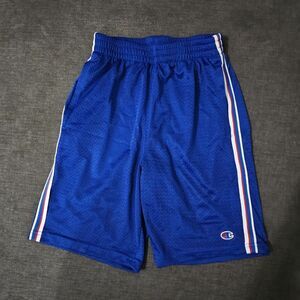 Champion Boys Blue 100% Polyester Lacrosse Basketball Short Size Large